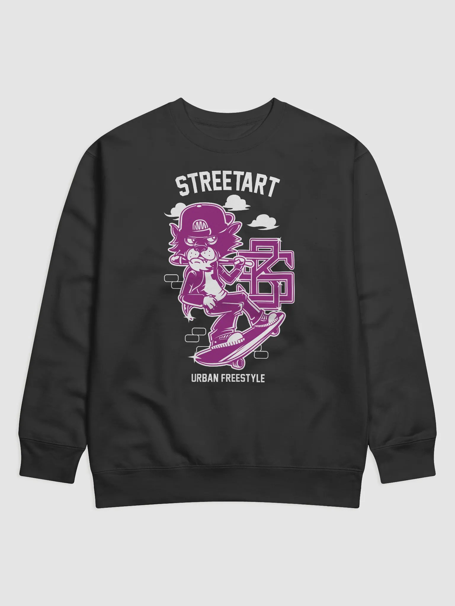 Panther Skater Street Art Sweatshirt product image (1)