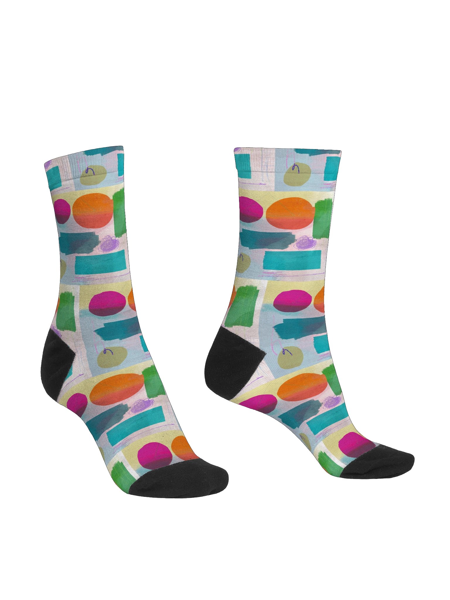 Playful Print EcoArt Crew: Premium Sustainable Socks product image (3)