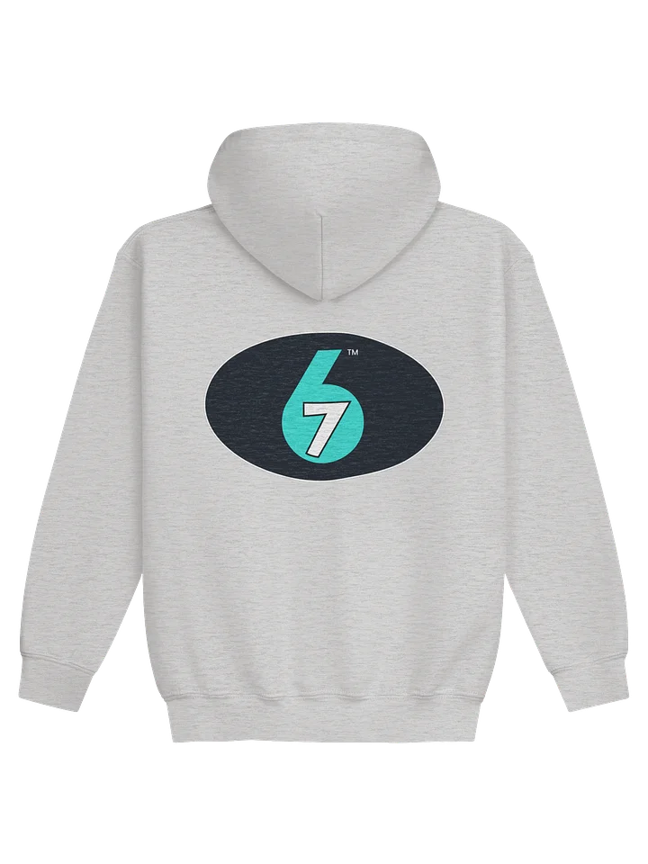 Kids Pull-over Hoodie - Grey, Logo on Back product image (2)
