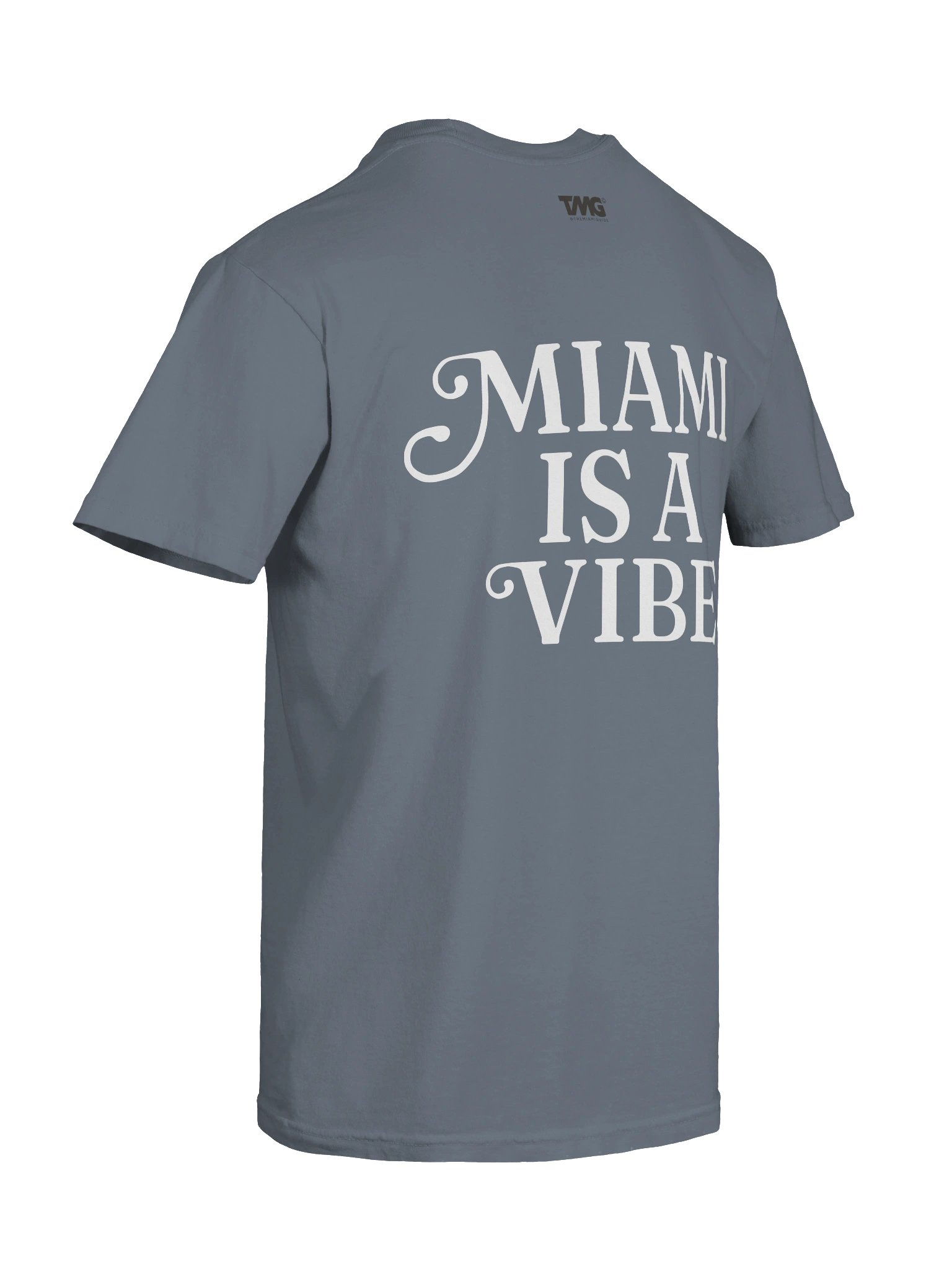 Miami Is A Vibe T-Shirt - Blue Jean/Khaki product image (8)