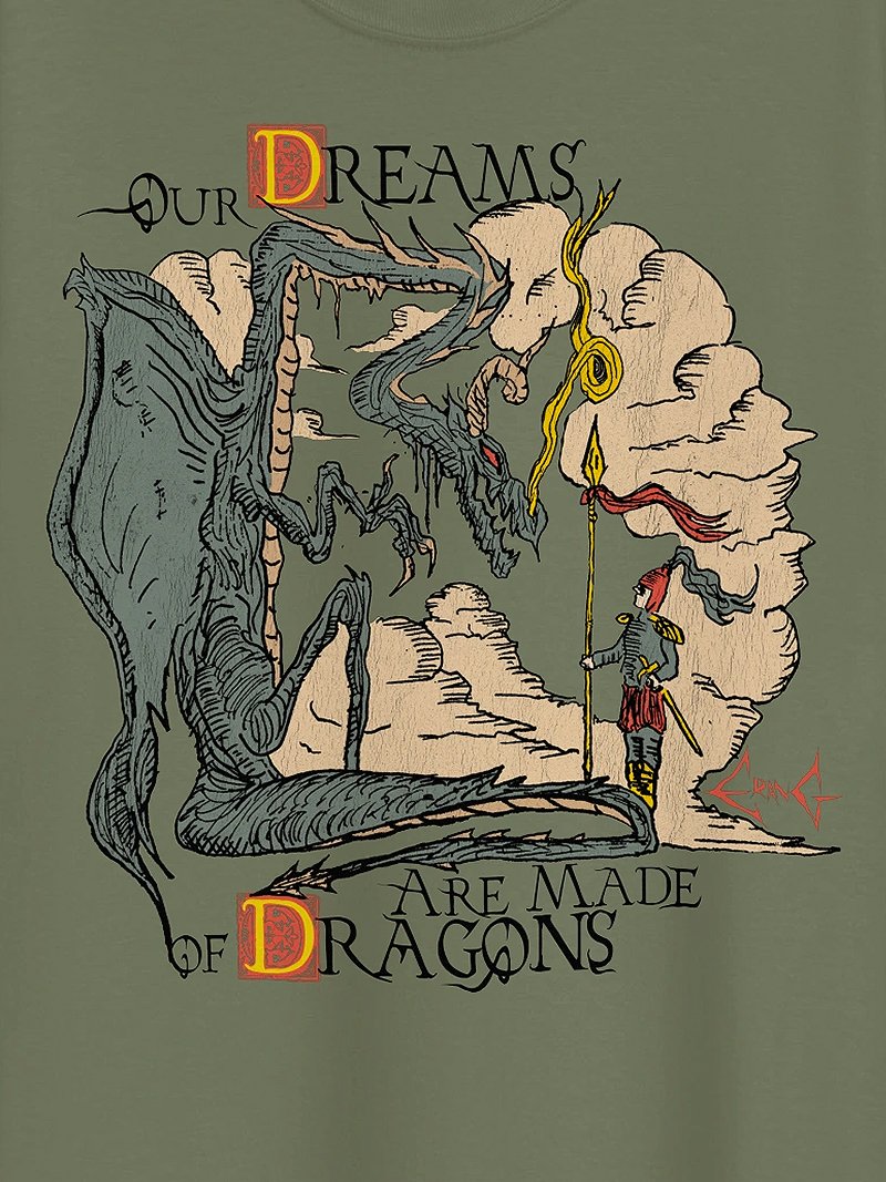 *New* Our Dreams are made of Dragons - PREMIUM T-Shirt (2 Color Options) [Comfort Colors] product image (2)