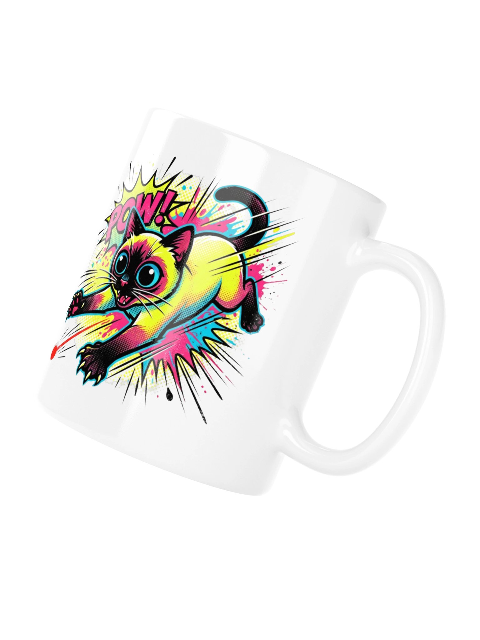 Laser Chase Siamese Mug product image (4)