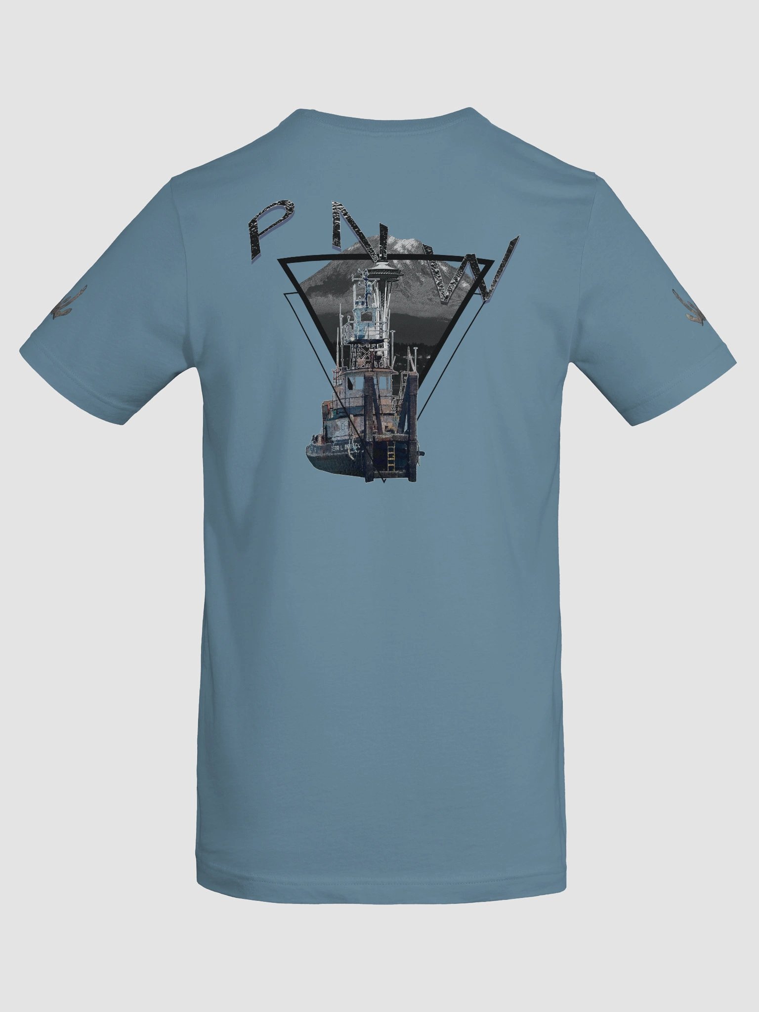 PNW T - Mt. Raine & Tug Terri L. Brusco – Vigilant Marine Workwear | Twin Anchor Apparel Sternwatch Tee Line product image (8)