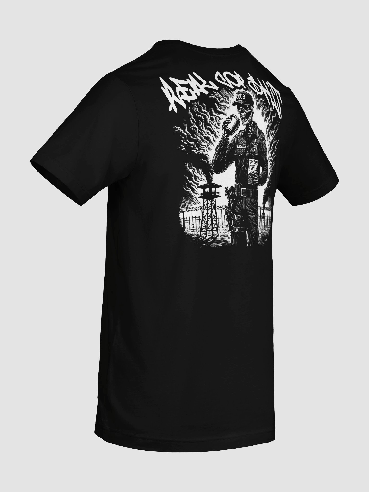 REAL COP SHIT TEE FRONT & BACK product image (10)