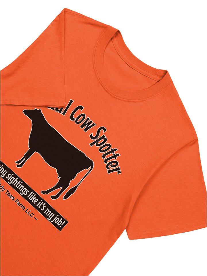 Official Cow Spotter Unisex T-Shirt (Adult) product image (2)