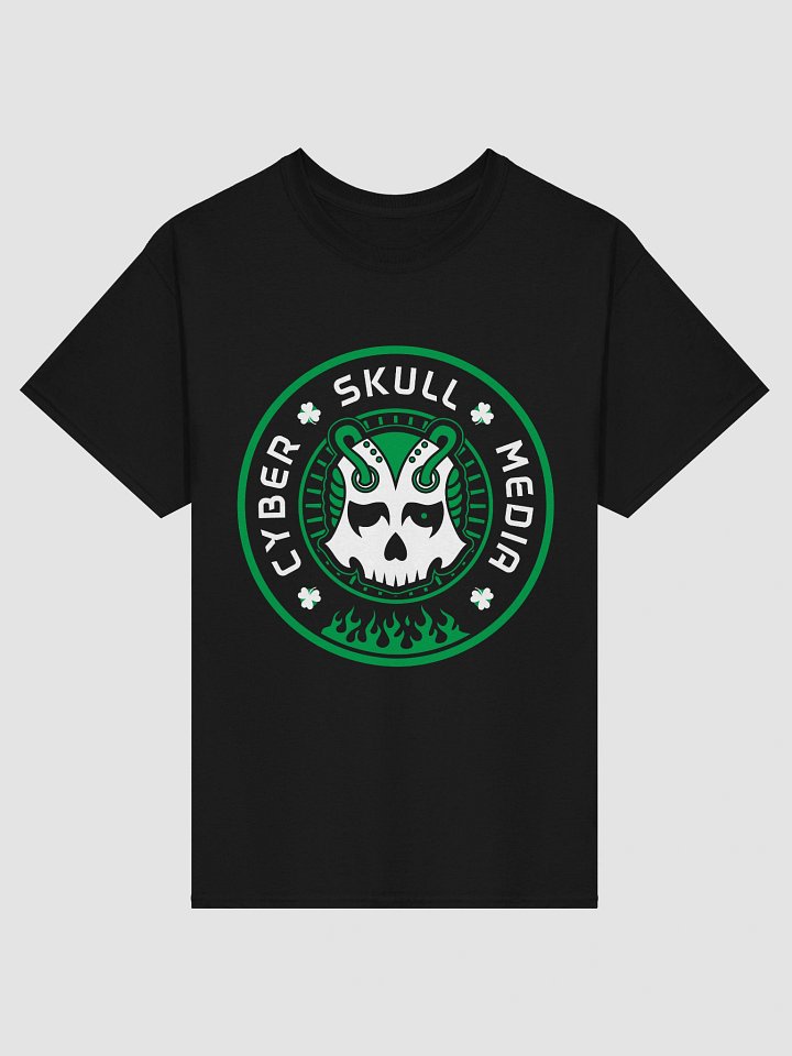 Cyber Skull Media St. Patty's 2026 Logo Tee (Basic) product image (1)