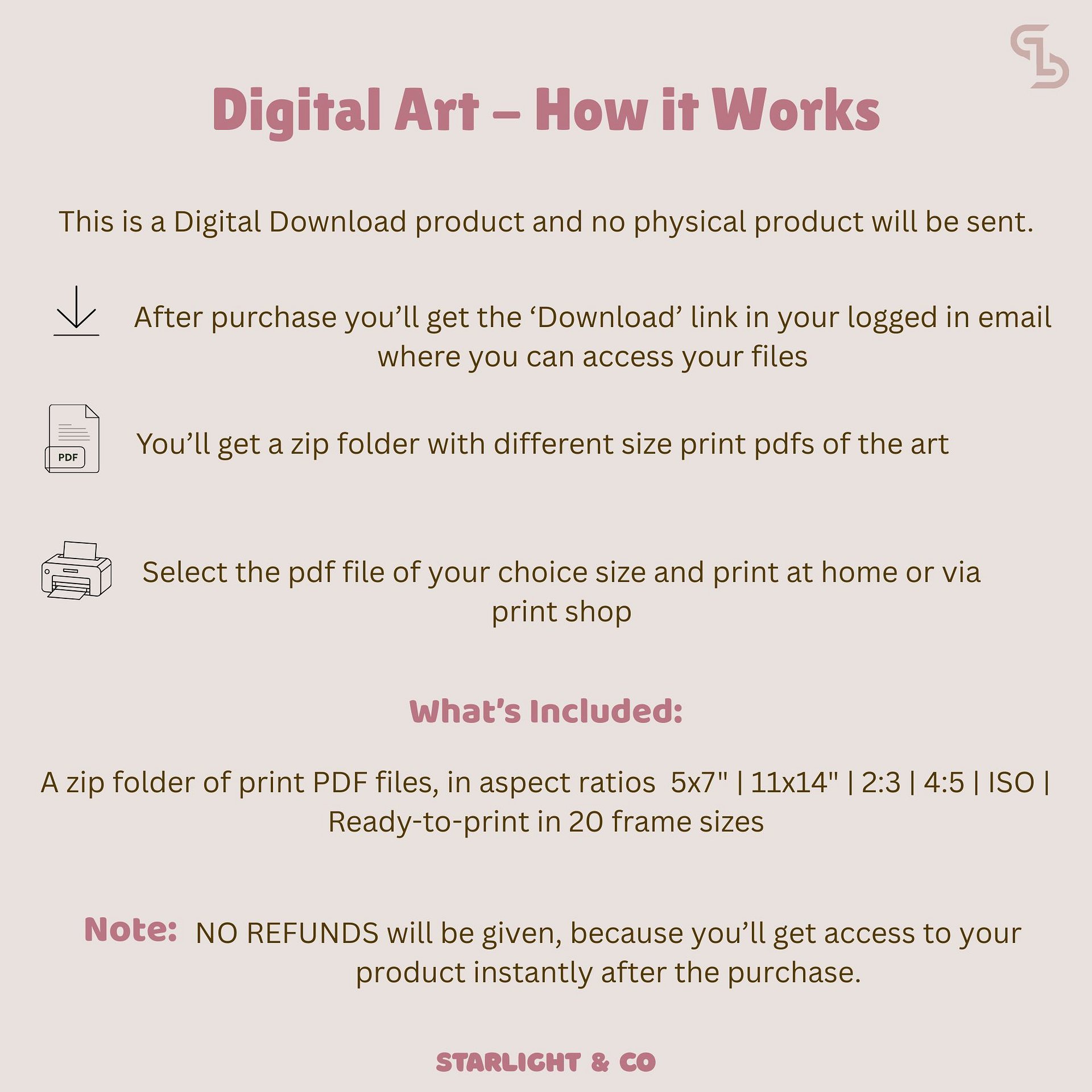 FOLLOW YOUR HEART Pink Digital Wall Art Printable, Wall Art For Living Room, Bathroom Wall Art, Modern Wall Art product image (8)