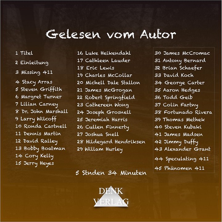 Verschwundene Menschen -1- Hörbuch product image (2)