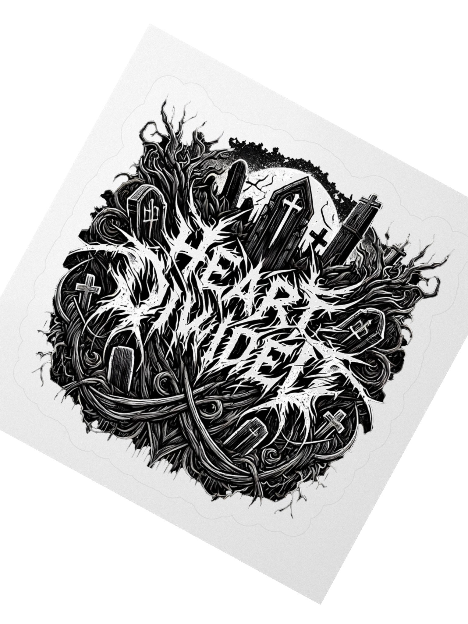 Heart Divided Logo Sticker product image (4)