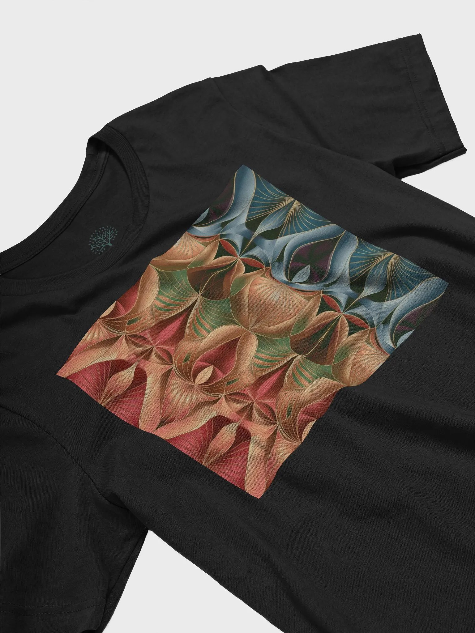 Graphic Grove Unisex T-Shirt with Gradient Wave Design product image (5)