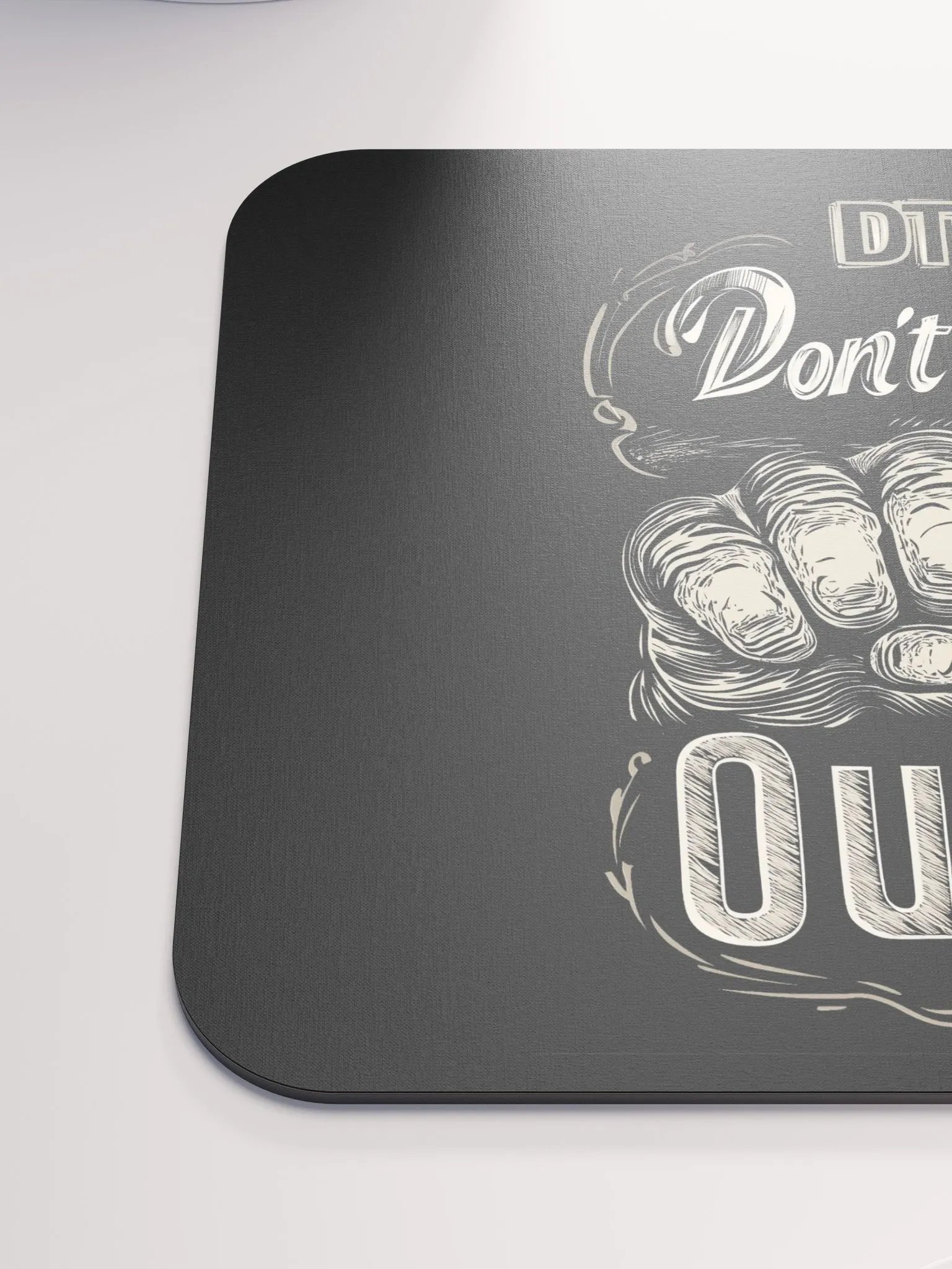 Don't Tap Out Mouse Pad - Black product image (6)