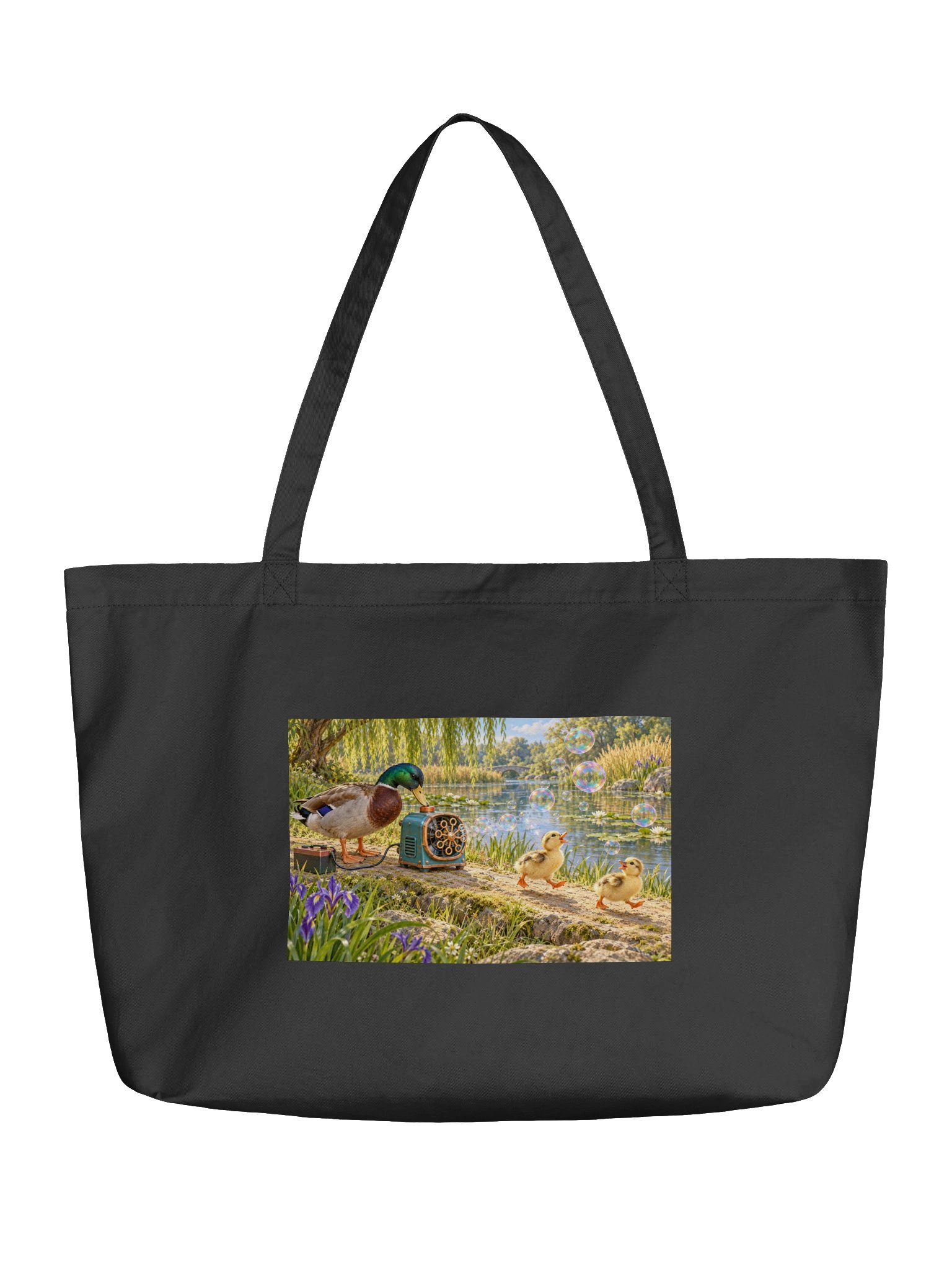 Bubble Broadcast Cotton Tote product image (1)
