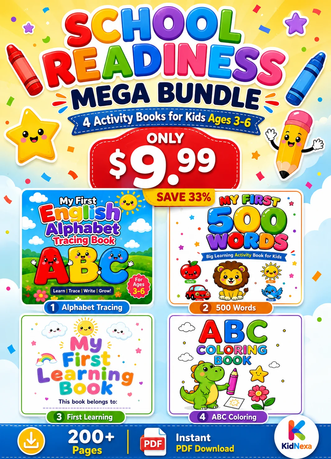 School Readiness Mega Bundle Ages 3-6 product image (1)