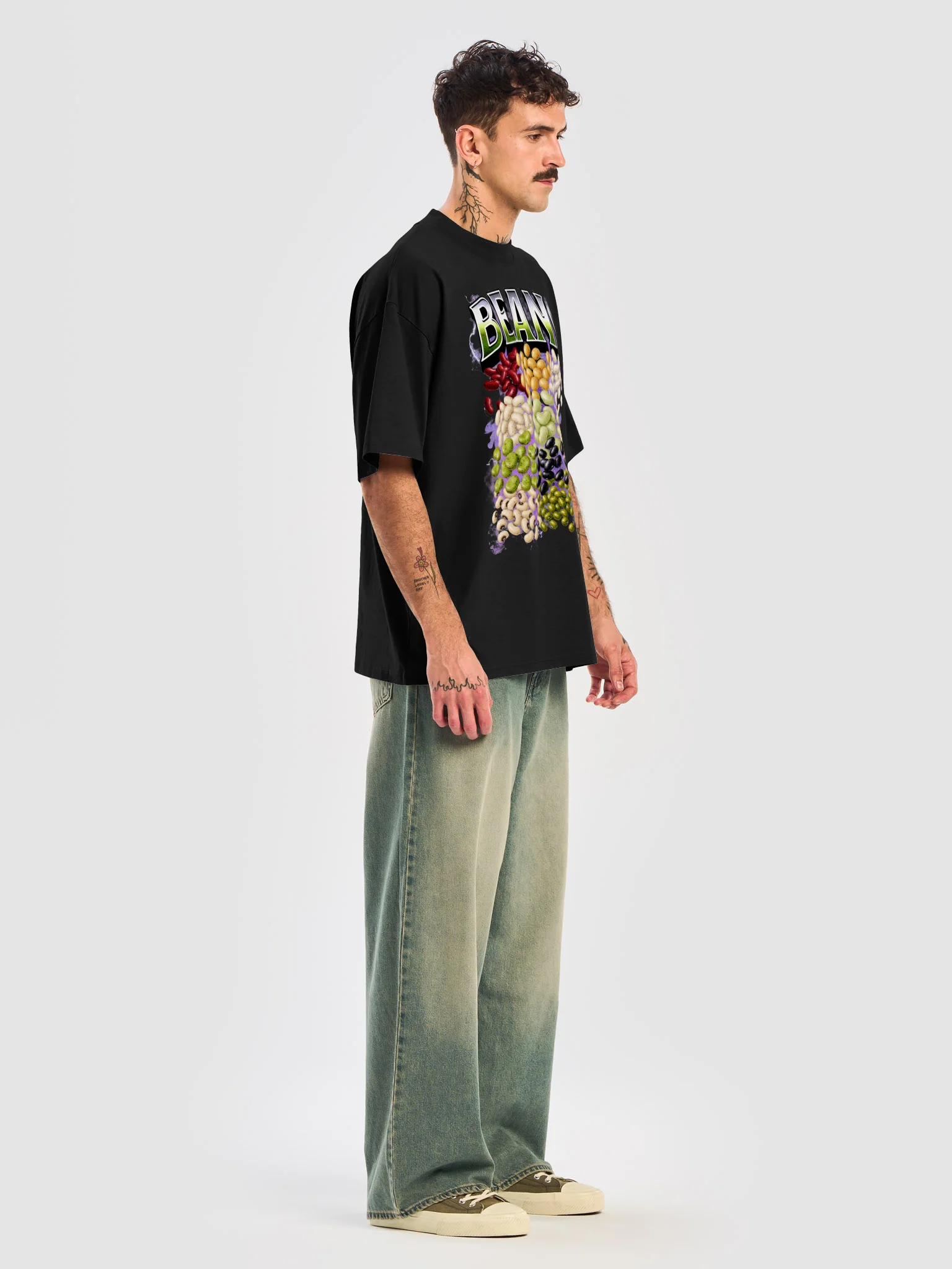Grunge Beans Oversized Tee product image (4)