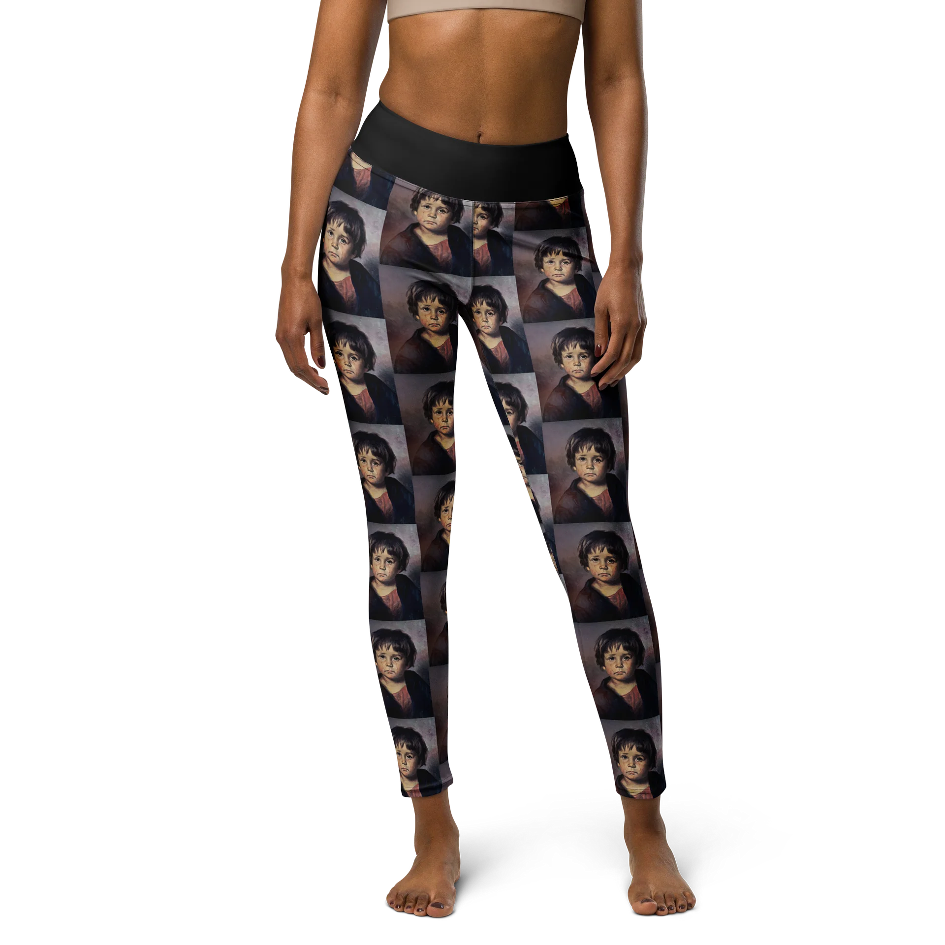 Crybaby Portrait Mosaic Yoga Tights product image (2)