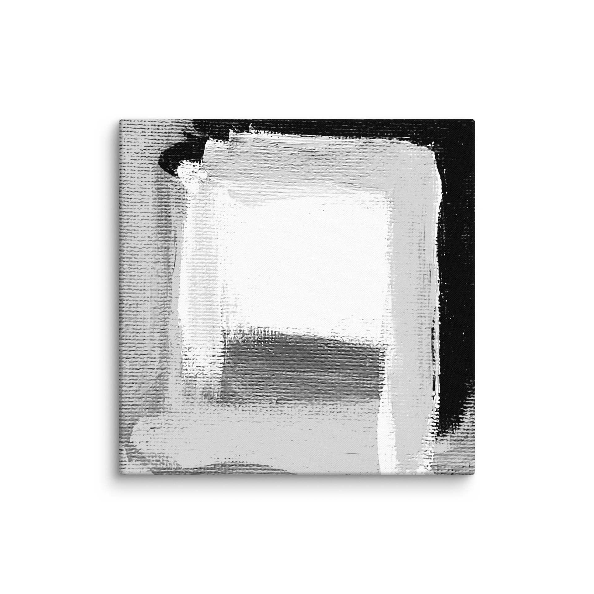 Black, White and Gray Geometric Abstract Wall Art Print product image (1)