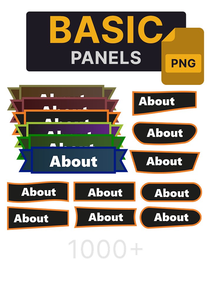 Basic Stream Panels (~1000) product image (1)