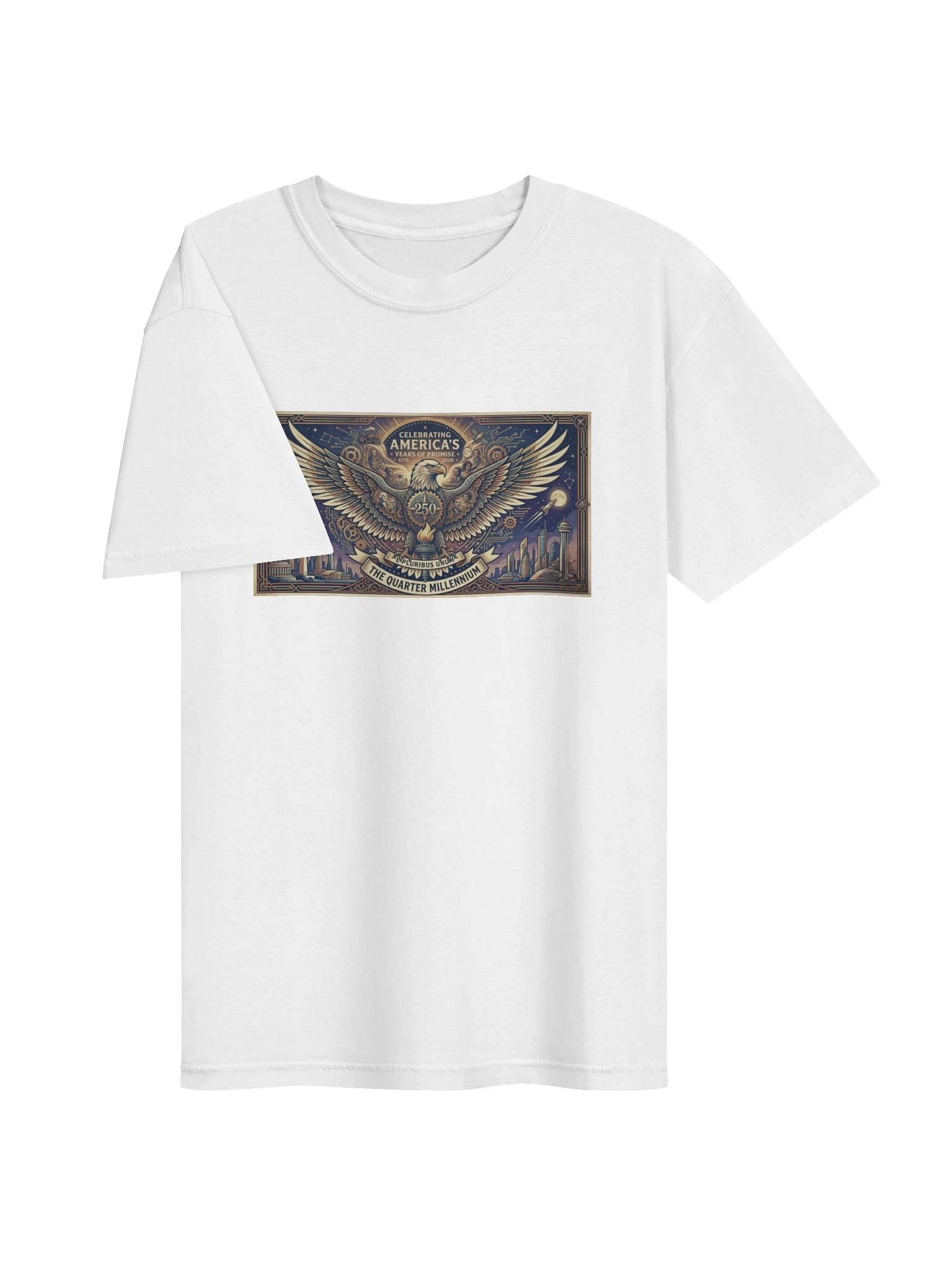 ​America 250 Years: The Quarter Millennium Celebration - Vintage Patriotic Eagle Art product image (3)