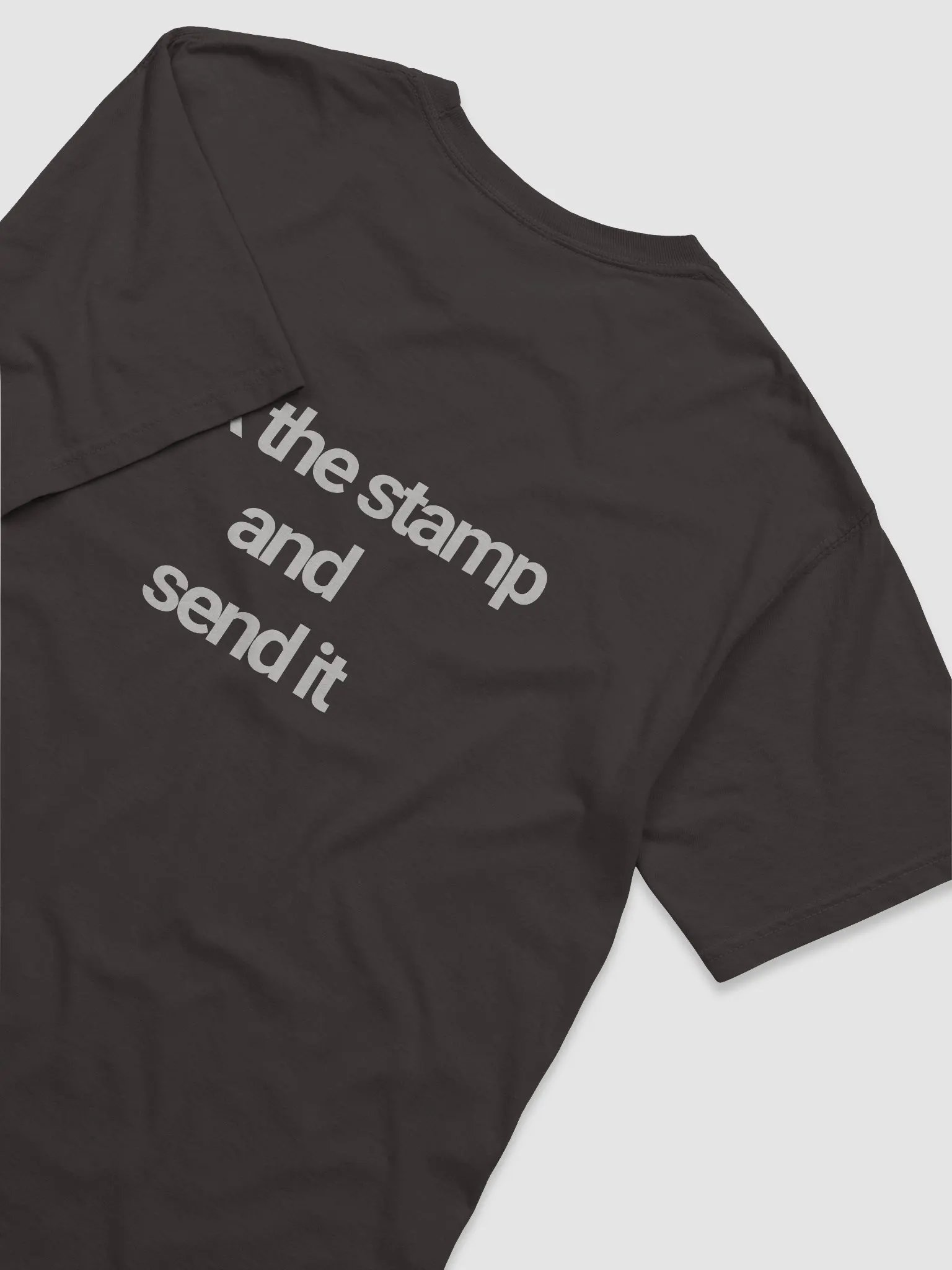 lick the stamp and send it t-shirt - 100% cotton product image (5)