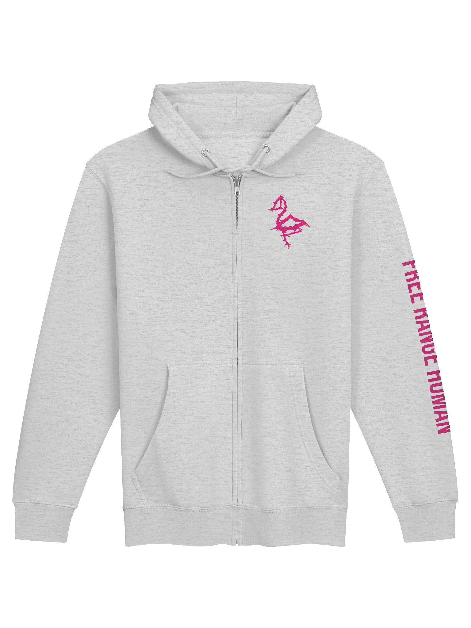 *BRAND NEW* DEATH METAL Flamingo/Empathy is Power Zip-Up Hoodie (PINK DESIGN) product image (1)
