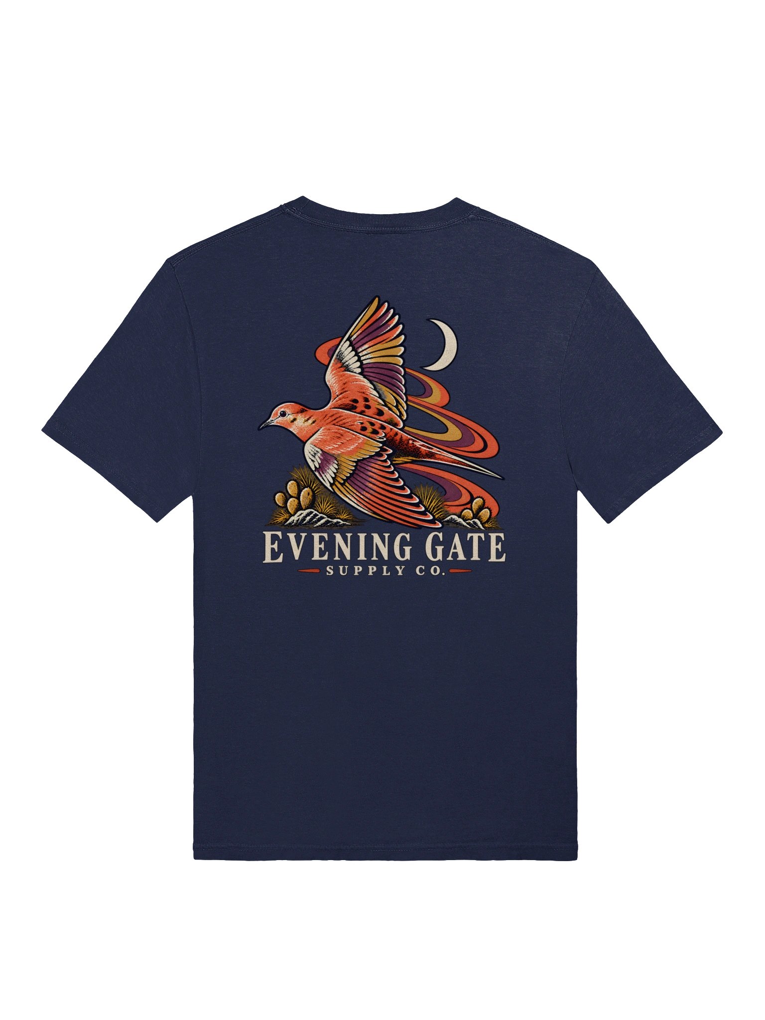 Night Wing Pocket Tee back