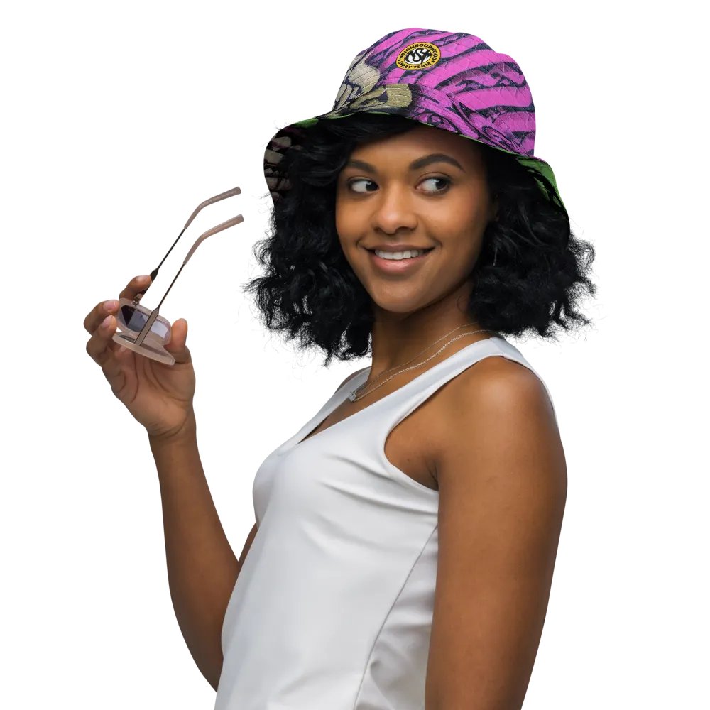 Reversable Calligraphy Bucket hat product image (7)