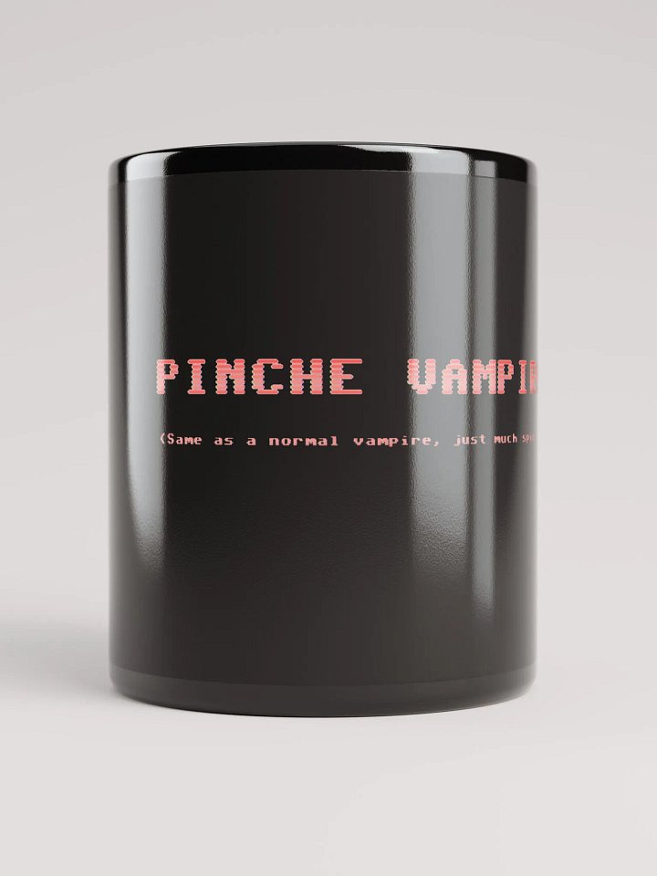 Pinche Vampire Black Mug product image (1)