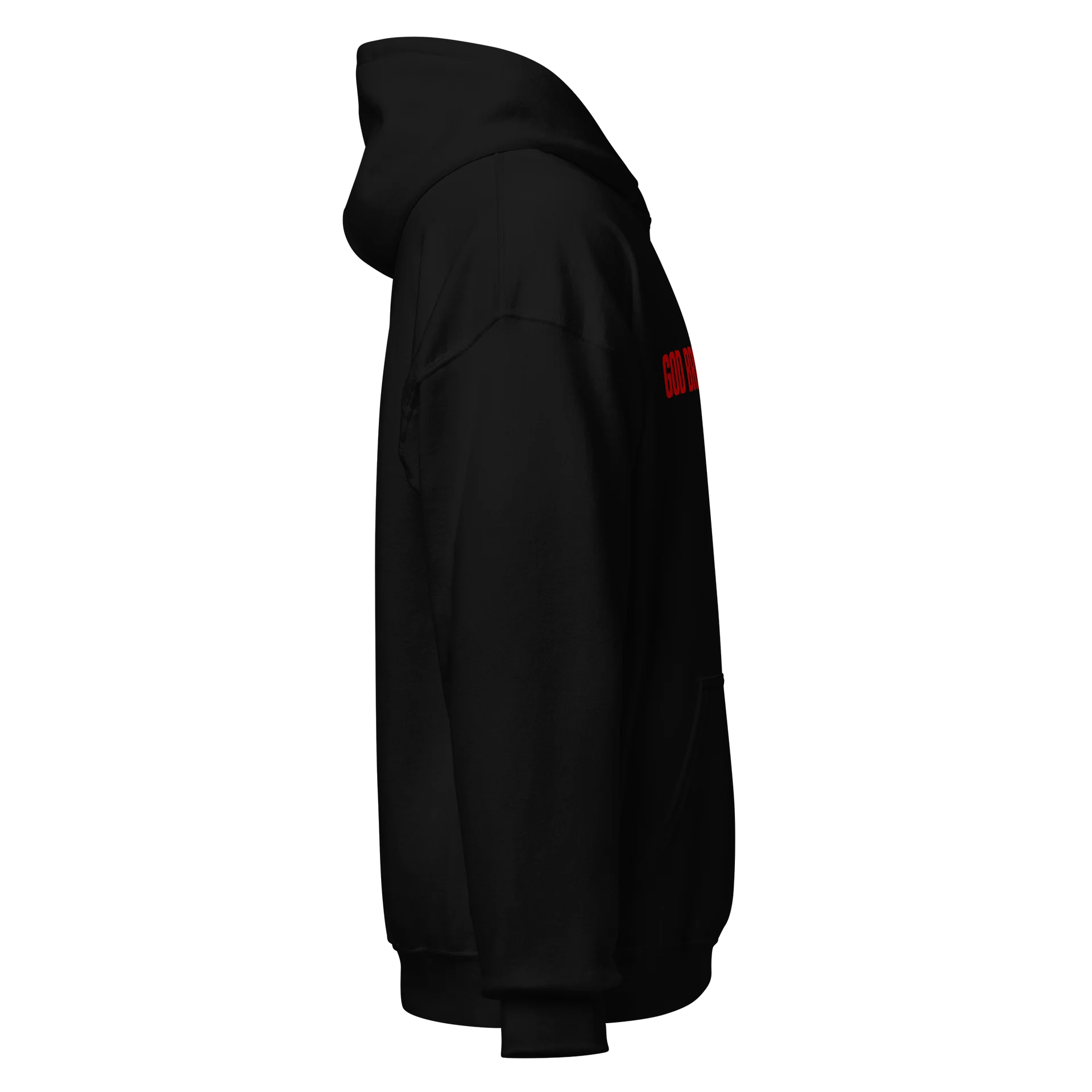 God Brought Me Through Hoodie | Red Statement Edition product image (4)