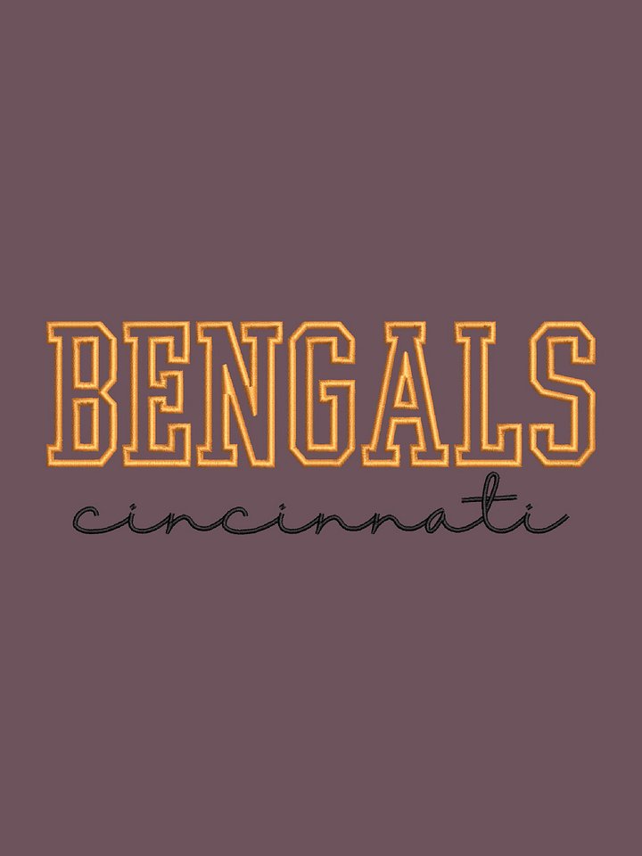NFL BENGALS APPLIQUE product image (1)