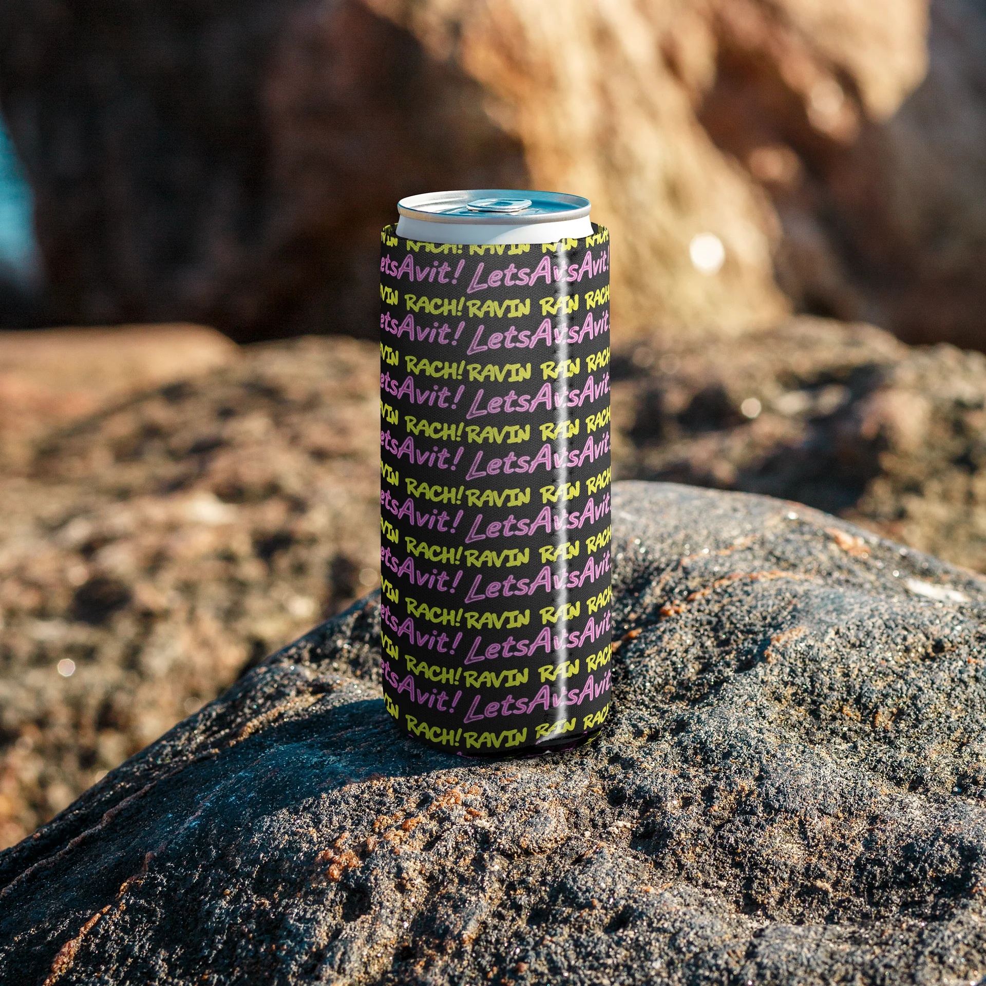 RACH!RAVIN LetsAvit! Can Cooler pink product image (2)