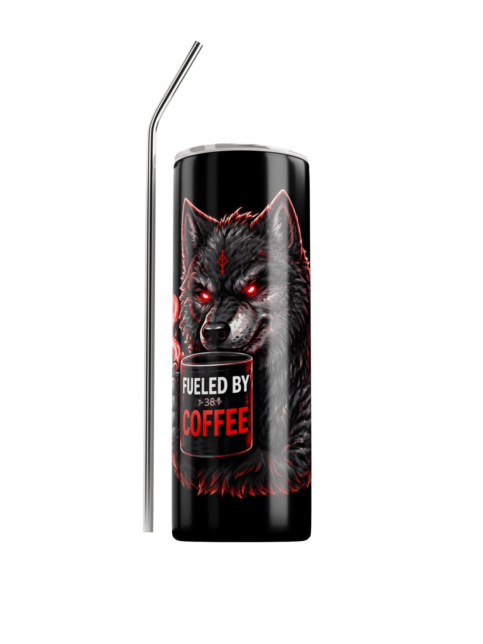 Blood Wolf Wolf Coffee Tumbler product image (1)