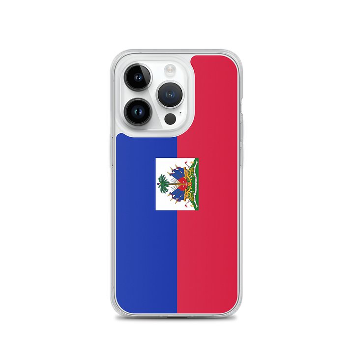 Haiti Flag MagSafe® Clear iPhone® Case product image (3)