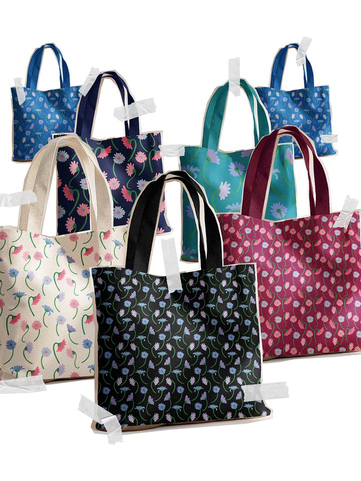 Flowers x geometric shapes patterns (Part 3) (Commercial License) product image (2)