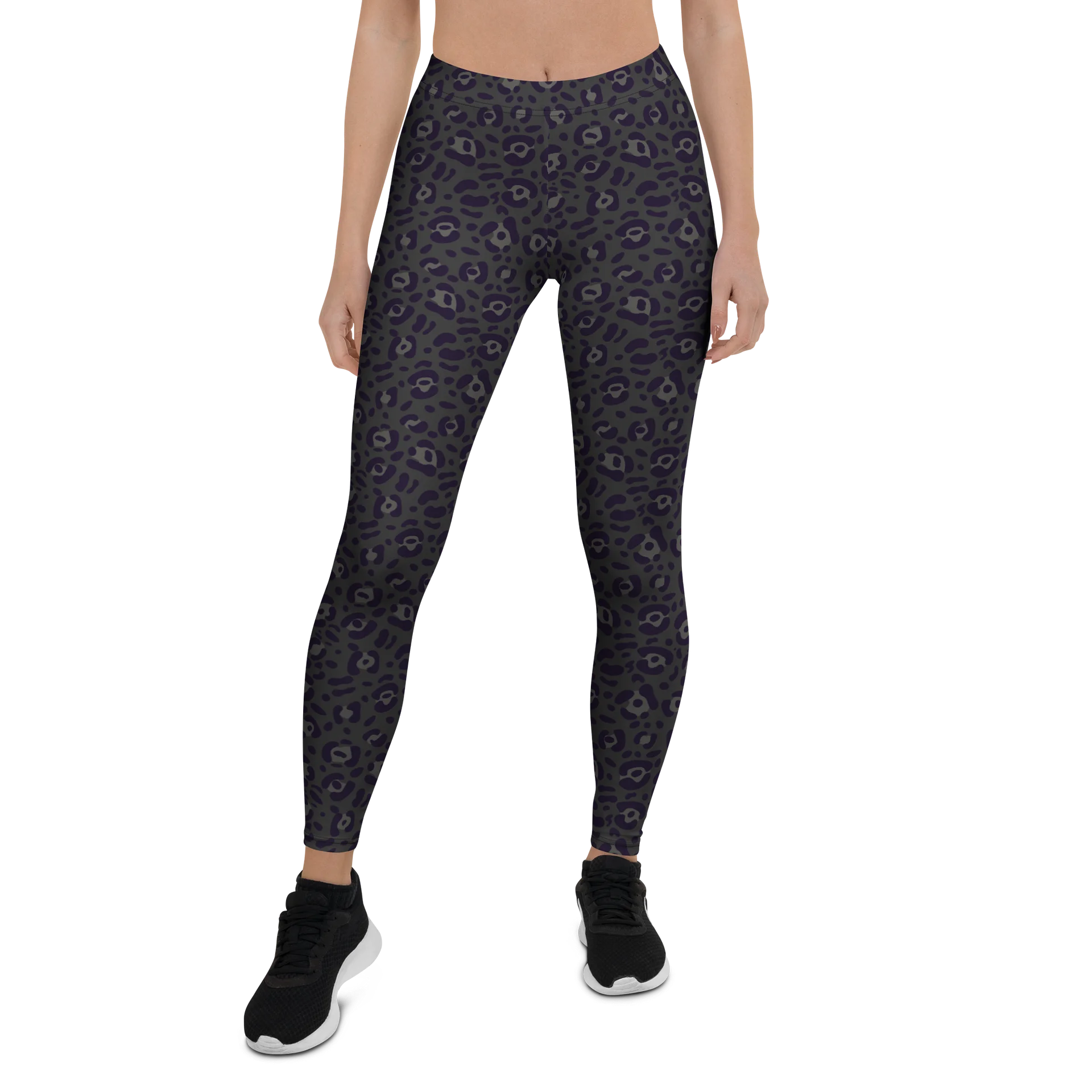 Comfortable Leggings with Bold Black Leopard Print product image (1)