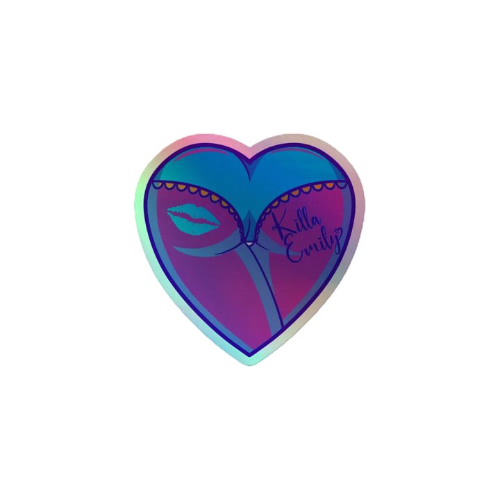 HEART BUTT STICKER product image (1)
