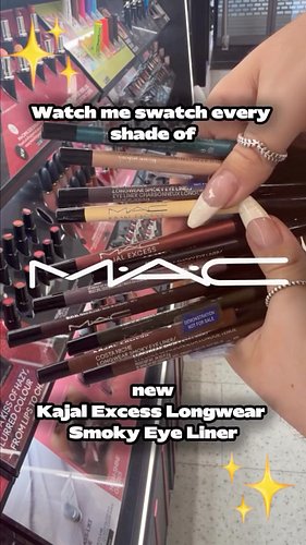 We all knew @maccosmeticsuki would devour a longwear liner #maccosmetics #kajallongweareyeliner #beauty #makeup #weallwearmac