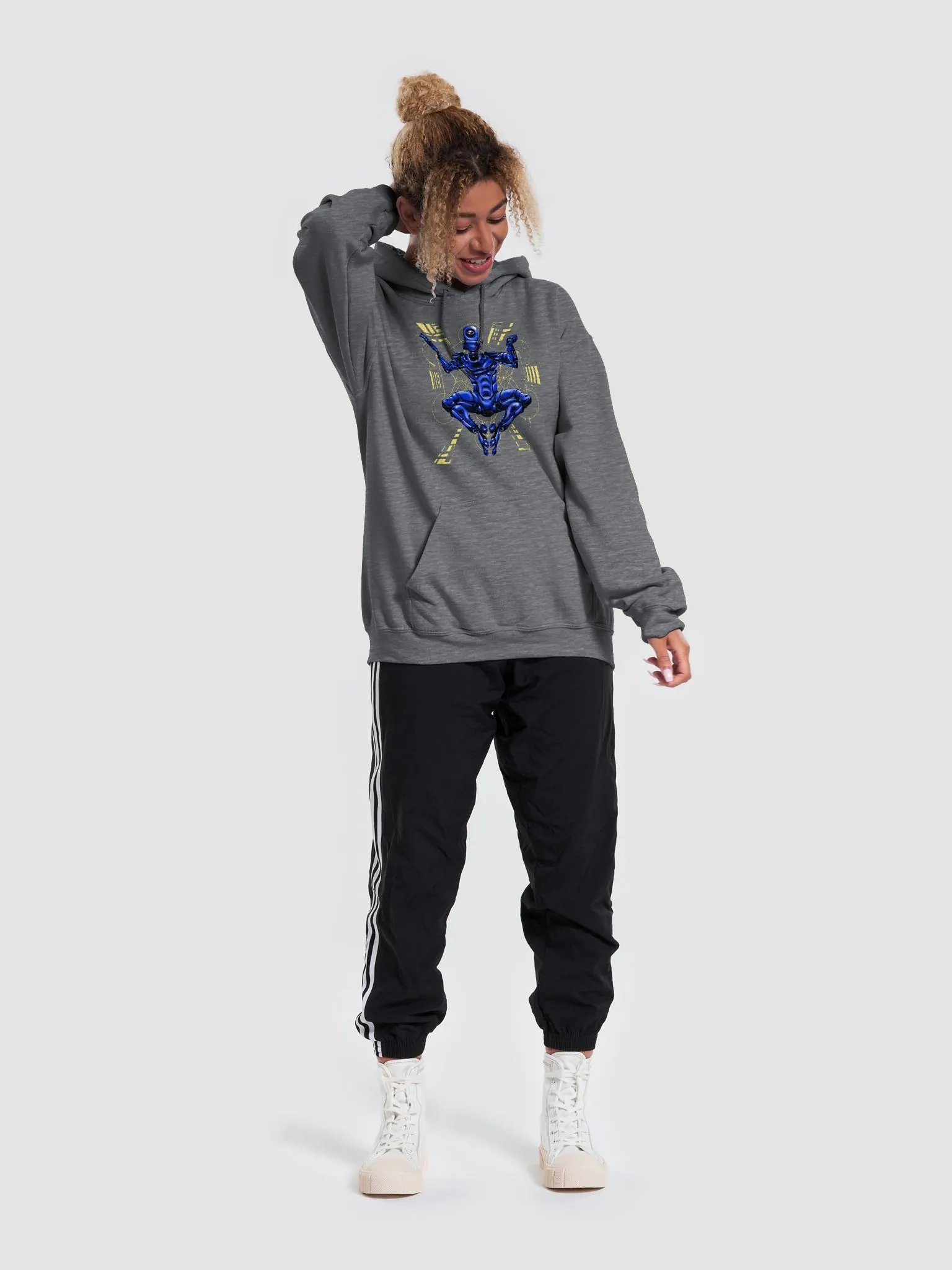 Sacred Geometry Robot - Hoodie product image (71)