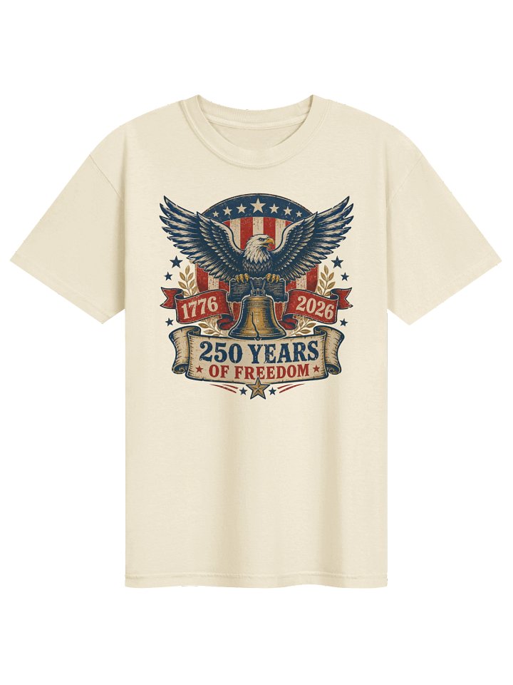 America 250 Liberty Eagle T-Shirt | Vintage 1776–2026 Patriotic Tee product image (2)