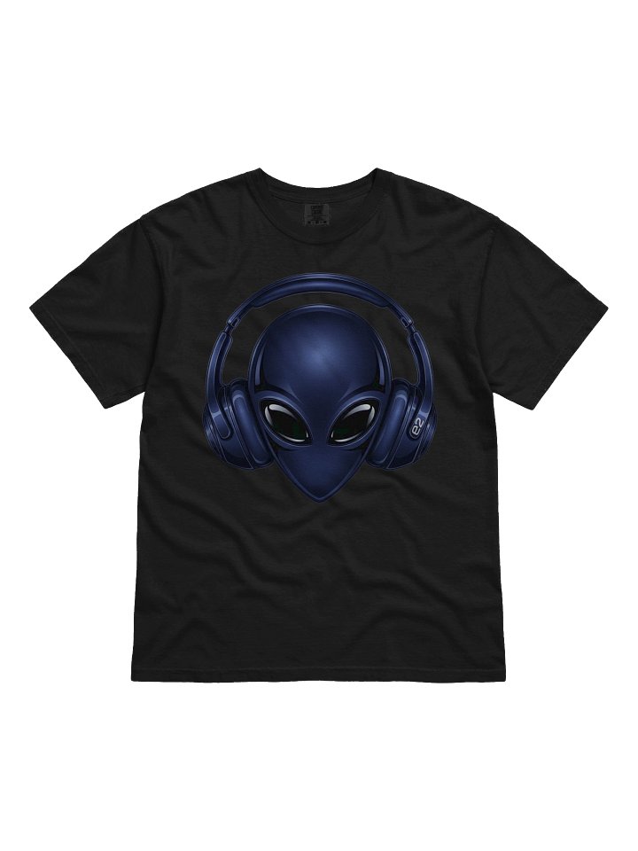Navy Blue Metalic e² Alien Logo T-Shirt product image (1)