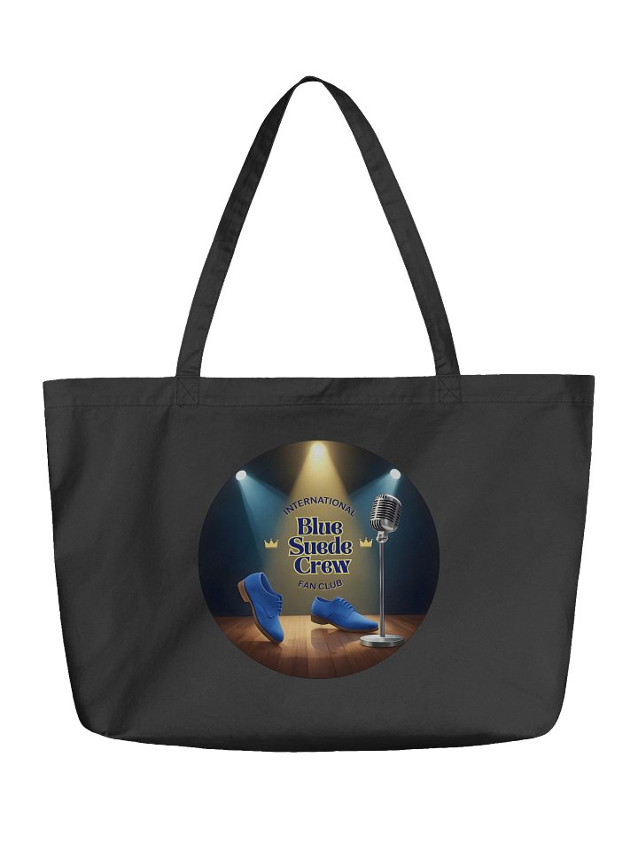Vintage Blue Suede Stage Tote Bag product image (1)