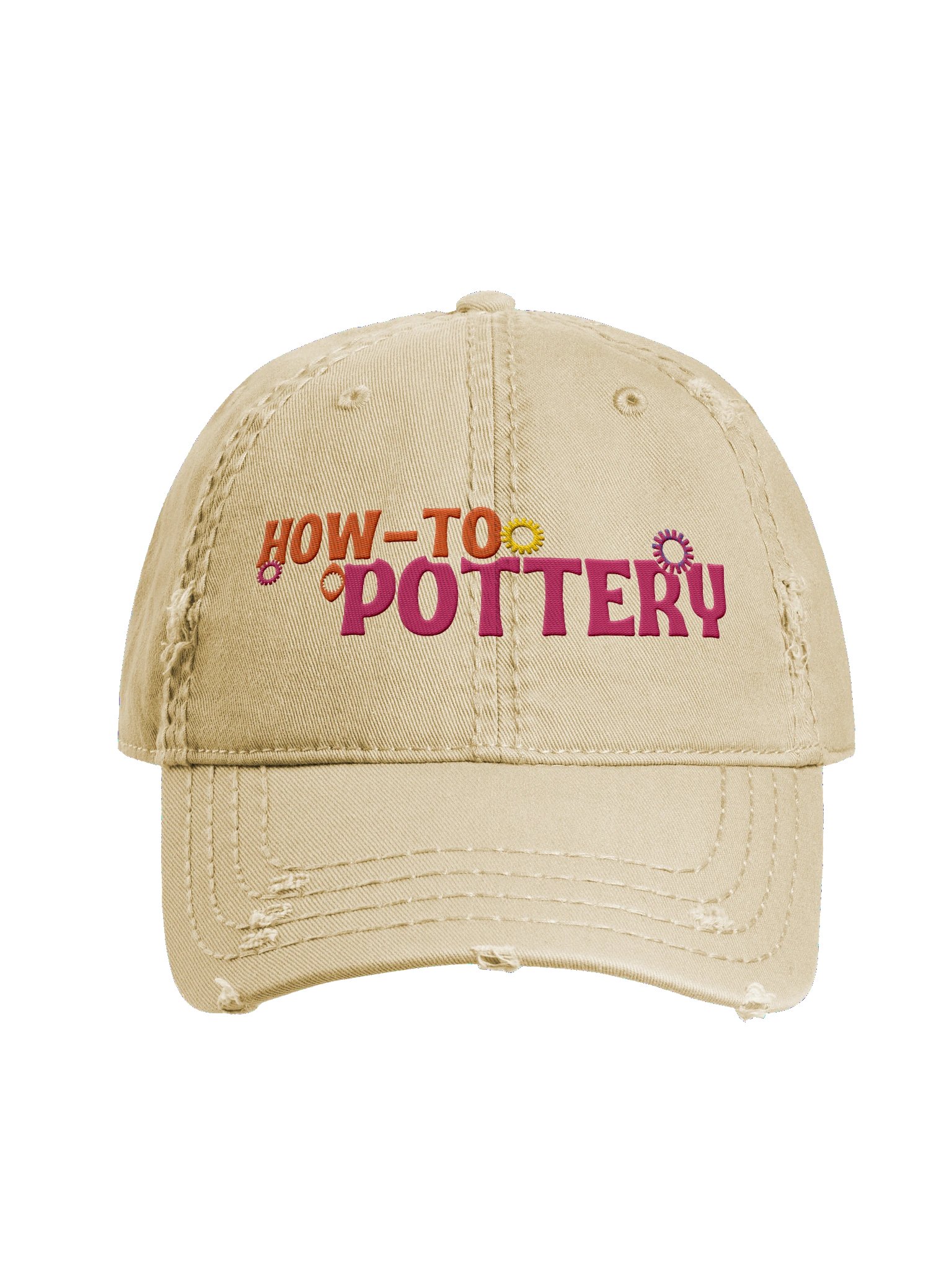 How-To Pottery Fun Distressed Dad Hat product image (9)