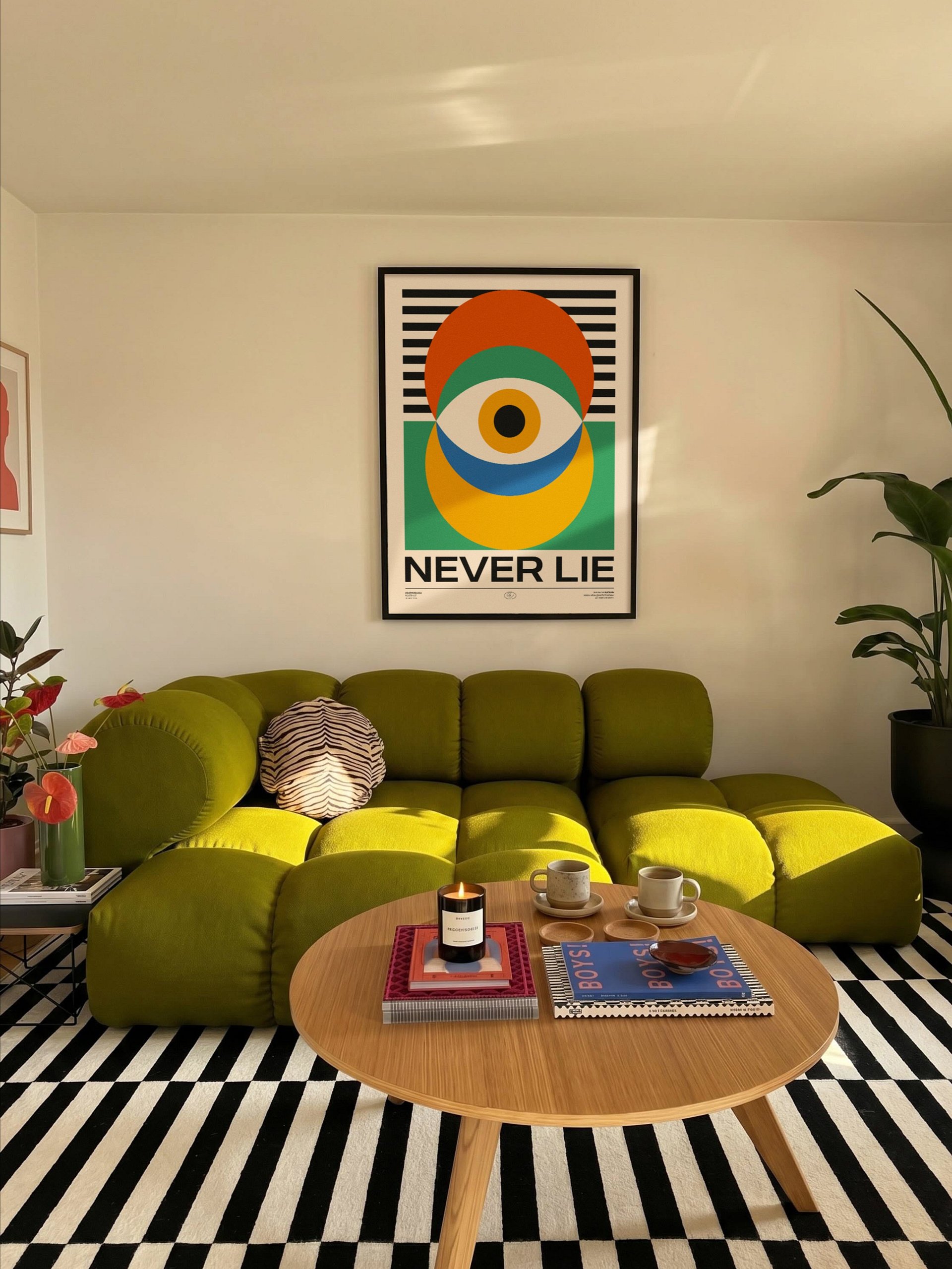 "Eyes Never Lie" Framed Poster product image (8)