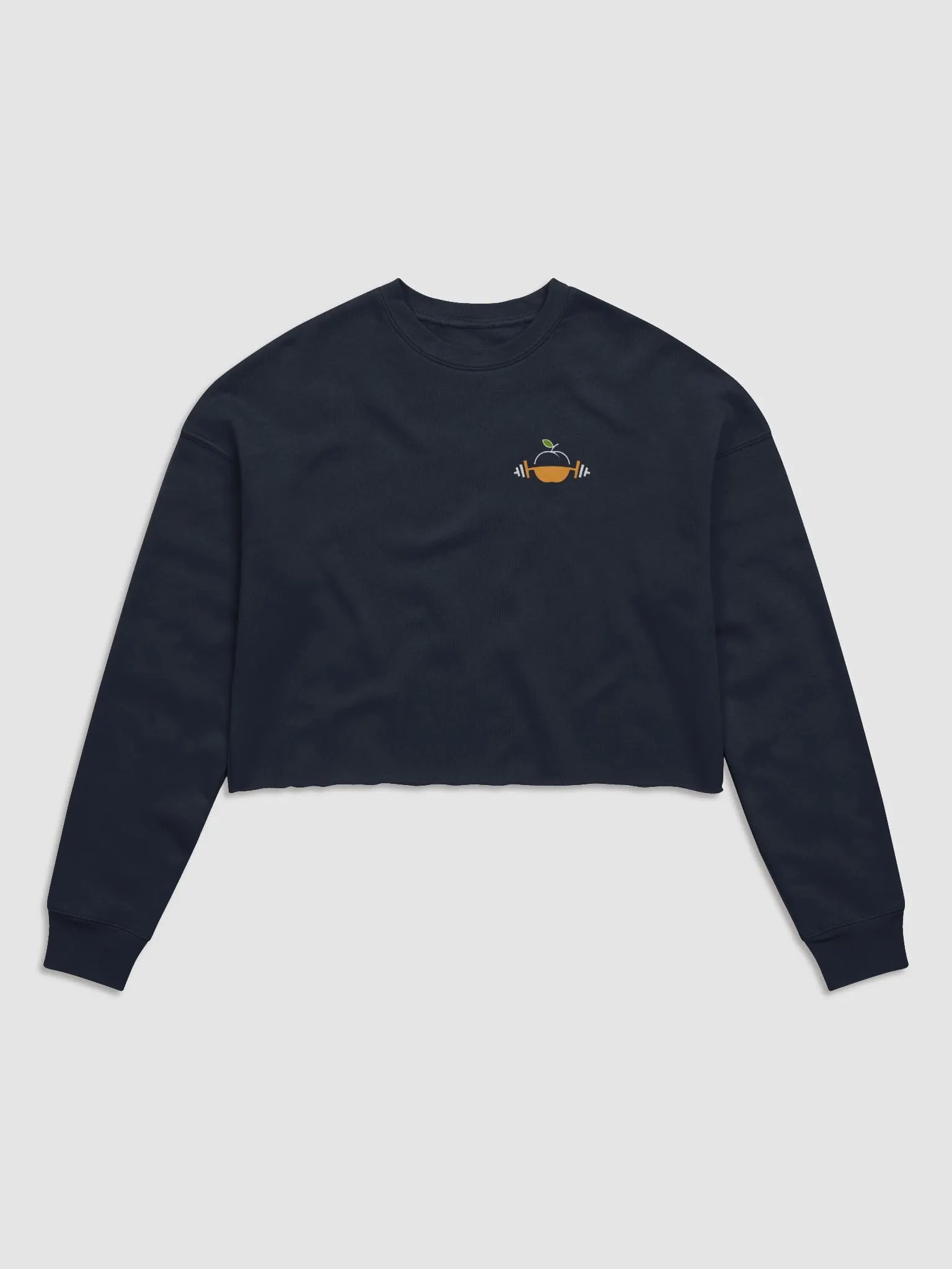 Premium Fleece Crop Sweat (White Logo) product image (2)