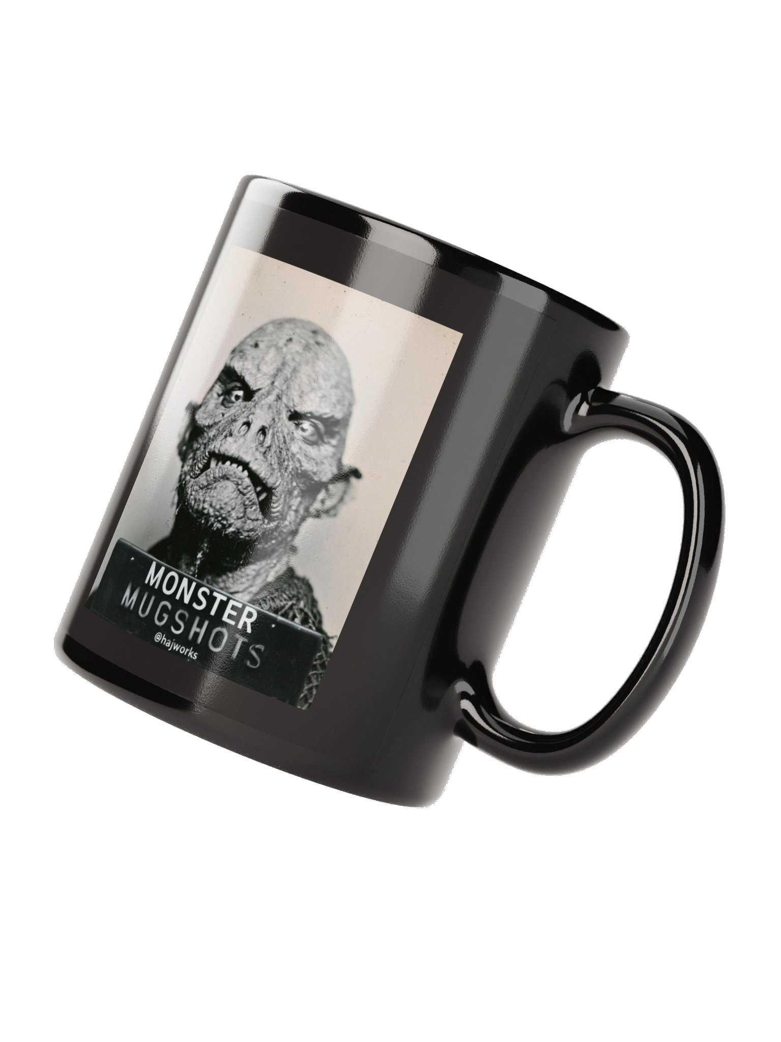 Monster Mugshots No. 005 - Black Ceramic Mug product image (4)