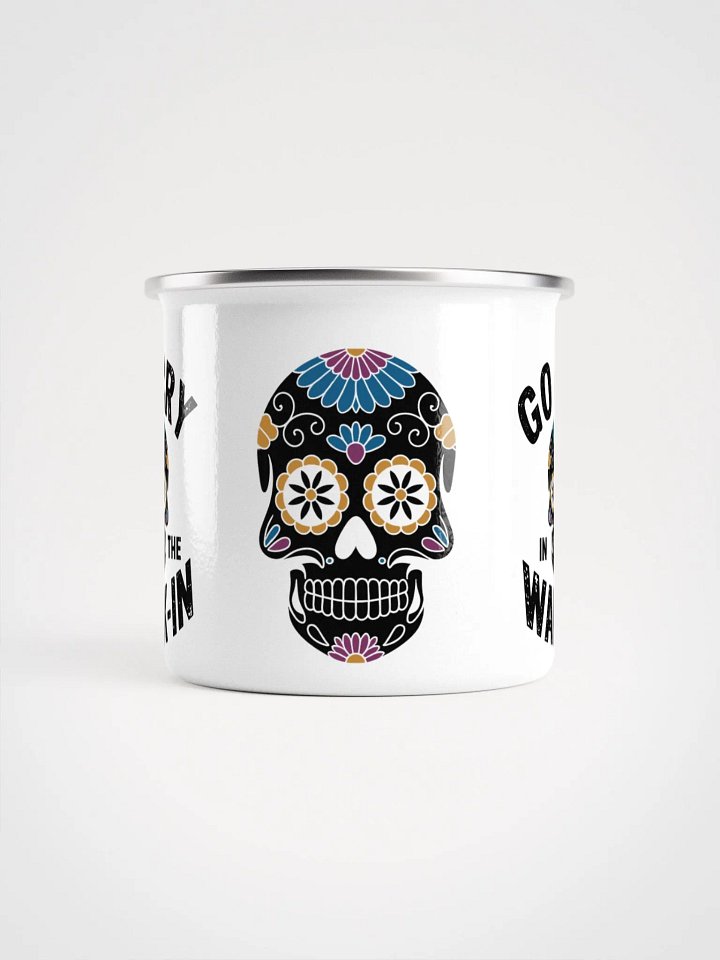 Go cry in the walk-in Enamel Mug product image (2)