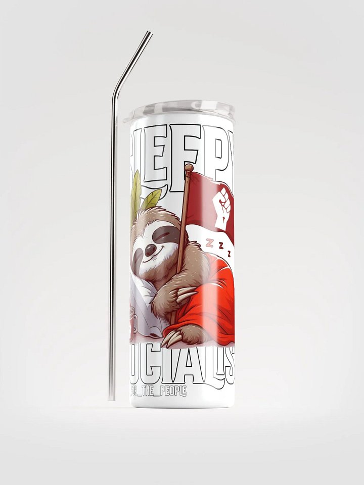 Pris Sleepy Socialist STAINLESS STEEL TUMBLER product image (1)