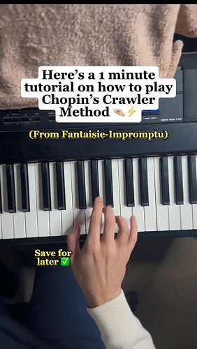 How to play Chopin’s Fantaisie Impromptu movement (simple piano tutorial) 🎹✅