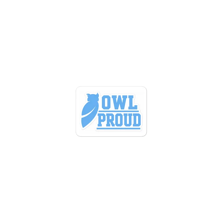 OWL PROUD Blue Owl Die-Cut Sticker product image (2)