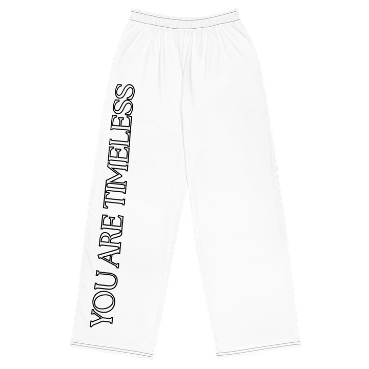 DONT FEEL 50 Pure Bliss RELAXED FIT WIDE LEG PANTS UNISEX product image (1)