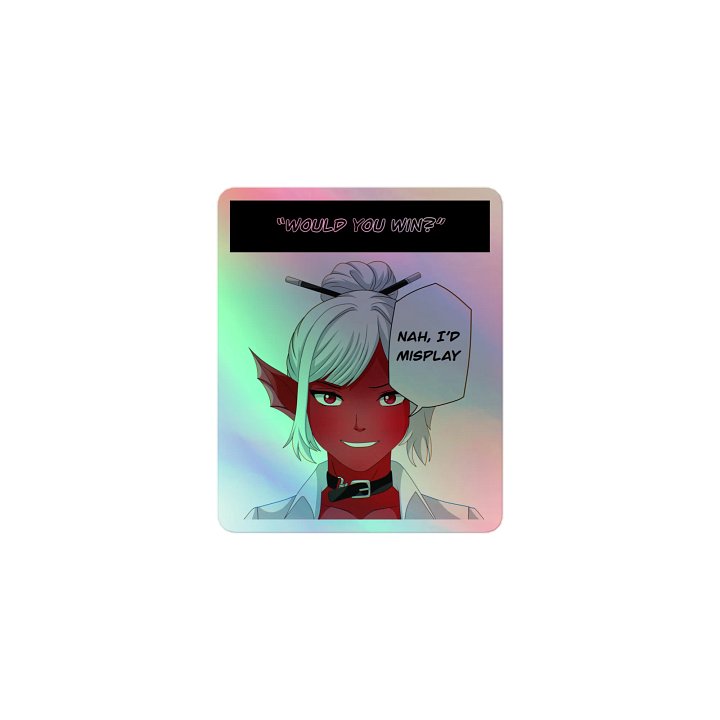 [Meme] Nah Holo Sticker product image (1)